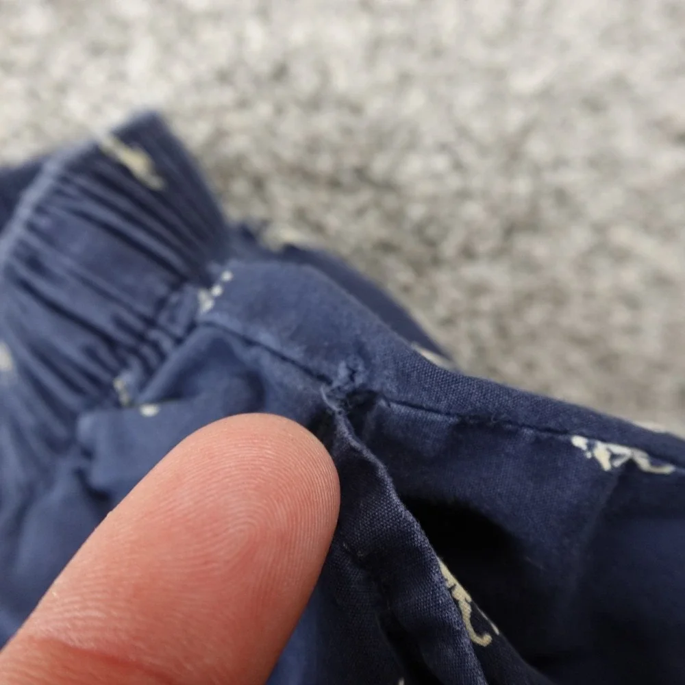 VTG Polo Ralph‎ Lauren Pant Mens XL Blue Pony Pull On Sleepwear Pajama Bottoms